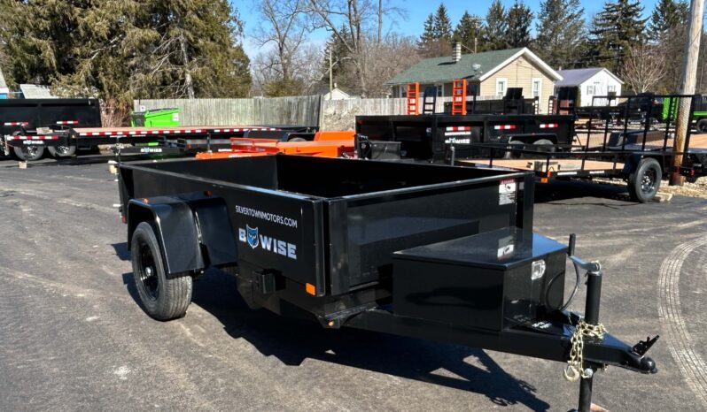 2026 BWISE / BRI-MAR 60″ x 10′ DUMP TRAILER-5,000 GVW STANDARD GATE (DTR510LP-5) full