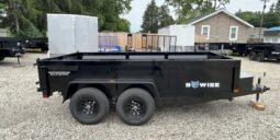 2026 BWISE / BRI-MAR 6×12 DUMP TRAILER-9,990 GVW COMBO GATE, RAMPS & D-RINGS (DT612LP-LE-10) full