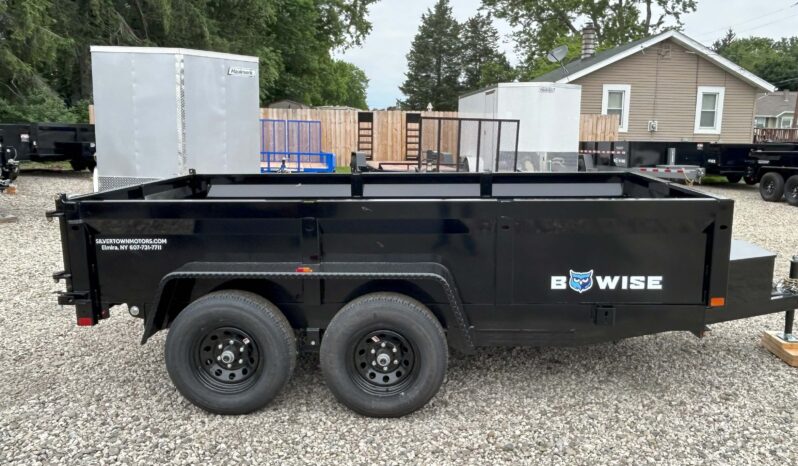 2026 BWISE / BRI-MAR 6×12 DUMP TRAILER-9,990 GVW COMBO GATE, RAMPS & D-RINGS (DT612LP-LE-10) full