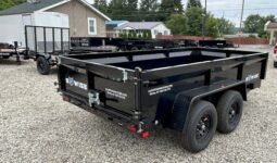 2026 BWISE / BRI-MAR 6×12 DUMP TRAILER-9,990 GVW COMBO GATE, RAMPS & D-RINGS (DT612LP-LE-10) full