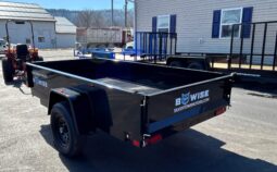 2026 BWISE / BRI-MAR 60″ x 10′ DUMP TRAILER-5,000 GVW STANDARD GATE (DTR510LP-5) full