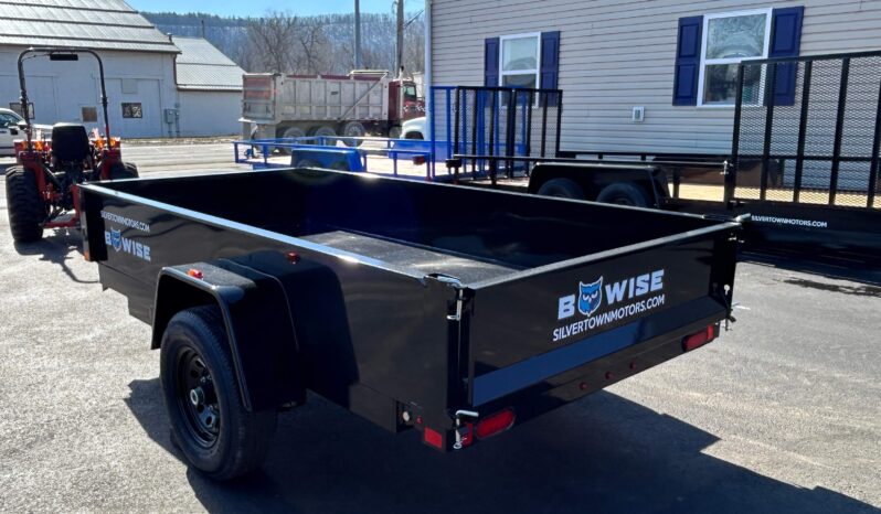 2026 BWISE / BRI-MAR 60″ x 10′ DUMP TRAILER-5,000 GVW STANDARD GATE (DTR510LP-5) full