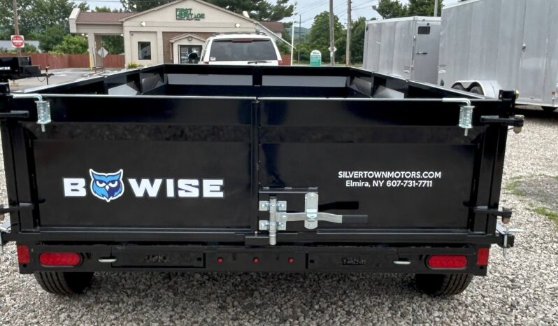 2026 BWISE / BRI-MAR 6×12 DUMP TRAILER-9,990 GVW COMBO GATE, RAMPS & D-RINGS (DT612LP-LE-10) full