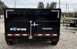 2026 BWISE / BRI-MAR 7×12 DUMP TRAILER-12,000 GVW, 44″ HIGH SIDED BARN DOORS, RAMPS & D-RINGS (DT712LP-LE-12-H) full