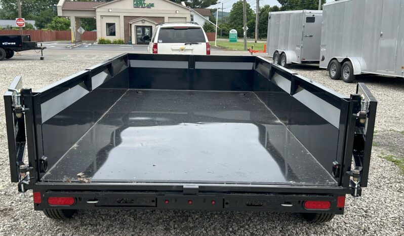 2026 BWISE / BRI-MAR 6×12 DUMP TRAILER-9,990 GVW COMBO GATE, RAMPS & D-RINGS (DT612LP-LE-10) full
