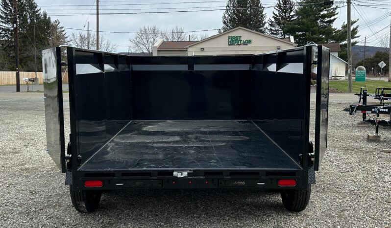 2026 BWISE / BRI-MAR 7×12 DUMP TRAILER-12,000 GVW, 44″ HIGH SIDED BARN DOORS, RAMPS & D-RINGS (DT712LP-LE-12-H) full