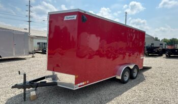 2024 HAULMARK PASSPORT DELUXE 7×16 ENCLOSED CARGO TRAILER-7,000 GVW, 7’0″ INTERIOR, V-NOSE, ELECTRIC BRAKES AND REAR RAMP DOOR(PP716T2-D) full