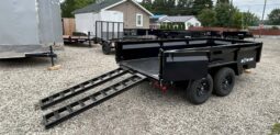 2026 BWISE / BRI-MAR 6×12 DUMP TRAILER-9,990 GVW COMBO GATE, RAMPS & D-RINGS (DT612LP-LE-10) full