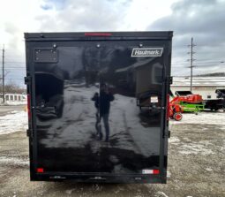 2026 HAULMARK PASSPORT DELUXE 7×16 ENCLOSED TRAILER-7k GVW, PHANTOM BLACK PKG, 7′ INT, V-NOSE, ELECTRIC BRAKES AND RAMP DOOR (PP716T2-D)