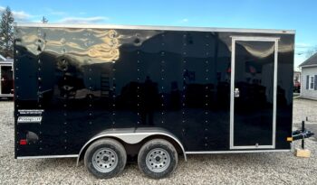 2025 HAULMARK PASSPORT DELUXE 7×16 ENCLOSED CARGO TRAILER-7,000 GVW, 6’6″ INTERIOR, V-NOSE, ELECTRIC BRAKES AND REAR RAMP DOOR(PP716T2-D) full