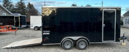 2026 HAULMARK PASSPORT DELUXE 7×16 ENCLOSED CARGO TRAILER-7k GVW, 6’6″ INTERIOR, V-NOSE, ELECTRIC BRAKES AND REAR RAMP DOOR(PP716T2-D)