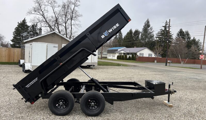 2026 BWISE / BRI-MAR 6×12 DUMP TRAILER-9,990 GVW COMBO GATE, RAMPS & D-RINGS (DT612LP-LE-10) full