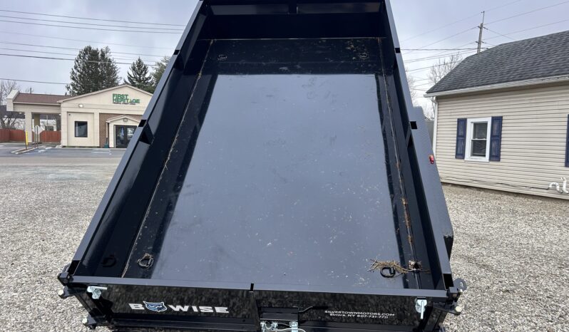 2026 BWISE / BRI-MAR 6×12 DUMP TRAILER-9,990 GVW COMBO GATE, RAMPS & D-RINGS (DT612LP-LE-10) full