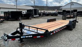 2027 BWISE / BRI-MAR 7×22 EQUIPMENT TRAILER-14,000 GVW ELECTRIC BRAKES AND ADJUSTABLE RAMPS (EH22-14)