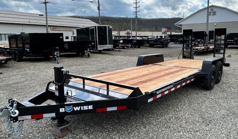 2027 BWISE / BRI-MAR 7×22 EQUIPMENT TRAILER-14,000 GVW ELECTRIC BRAKES AND ADJUSTABLE RAMPS (EH22-14) full
