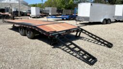2026 BWISE / BRI-MAR 102″× 20′ DECKOVER EQUIPMENT TRAILER-14,000 GVW ELECTRIC BRAKES & ADJUSTABLE RAMPS(EH820-14) full