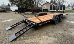 2026 BWISE / BRI-MAR 82″ x 20′ EQUIPMENT TRAILER-16,000 GVW ELECTRIC BRAKES AND ADJUSTABLE RAMPS (EH20-16) full