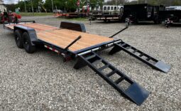 2027 BWISE / BRI-MAR 7×22 EQUIPMENT TRAILER-14,000 GVW ELECTRIC BRAKES AND ADJUSTABLE RAMPS (EH22-14) full