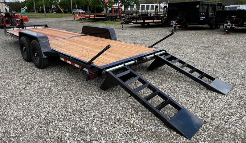 2027 BWISE / BRI-MAR 7×22 EQUIPMENT TRAILER-14,000 GVW ELECTRIC BRAKES AND ADJUSTABLE RAMPS (EH22-14) full