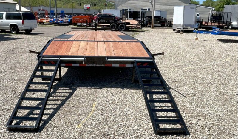 2026 BWISE / BRI-MAR 102″× 20′ DECKOVER EQUIPMENT TRAILER-14,000 GVW ELECTRIC BRAKES & ADJUSTABLE RAMPS(EH820-14) full