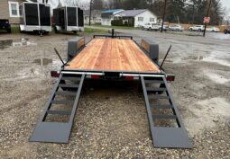 2026 BWISE / BRI-MAR 82″ x 20′ EQUIPMENT TRAILER-16,000 GVW ELECTRIC BRAKES AND ADJUSTABLE RAMPS (EH20-16) full