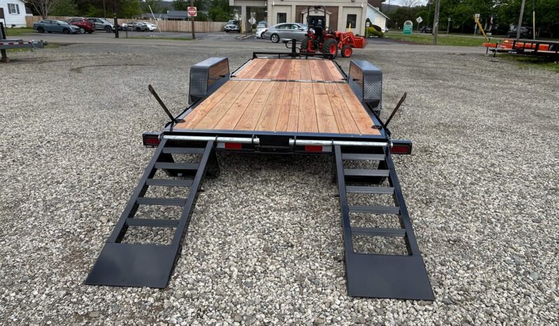2027 BWISE / BRI-MAR 7×22 EQUIPMENT TRAILER-14,000 GVW ELECTRIC BRAKES AND ADJUSTABLE RAMPS (EH22-14) full