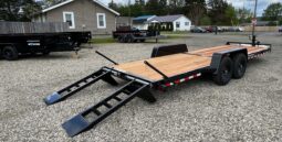 2027 BWISE / BRI-MAR 7×22 EQUIPMENT TRAILER-14,000 GVW ELECTRIC BRAKES AND ADJUSTABLE RAMPS (EH22-14) full