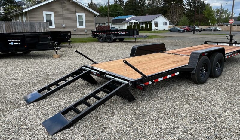 2027 BWISE / BRI-MAR 7×22 EQUIPMENT TRAILER-14,000 GVW ELECTRIC BRAKES AND ADJUSTABLE RAMPS (EH22-14) full