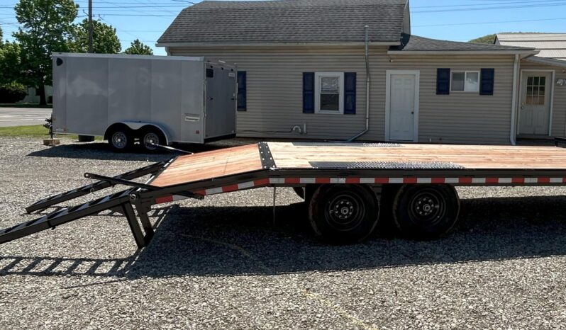 2026 BWISE / BRI-MAR 102″× 20′ DECKOVER EQUIPMENT TRAILER-14,000 GVW ELECTRIC BRAKES & ADJUSTABLE RAMPS(EH820-14) full