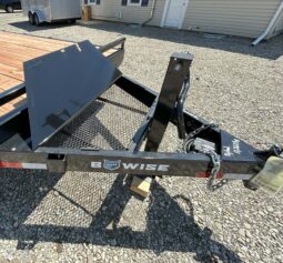 2026 BWISE / BRI-MAR 102″× 20′ DECKOVER EQUIPMENT TRAILER-14,000 GVW ELECTRIC BRAKES & ADJUSTABLE RAMPS(EH820-14) full
