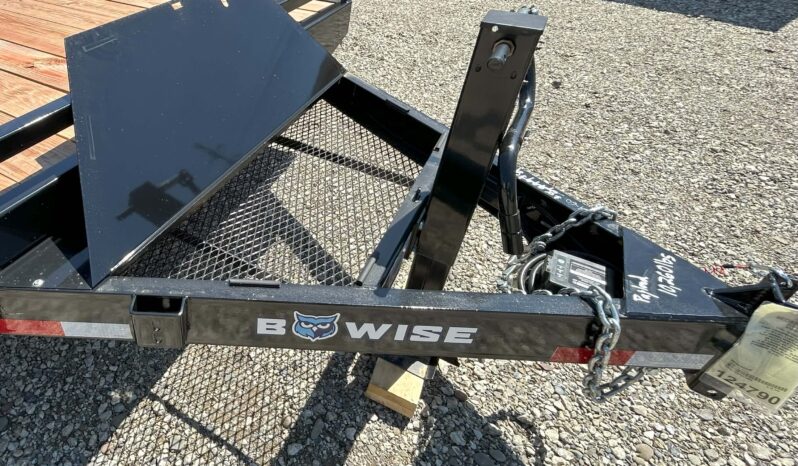 2026 BWISE / BRI-MAR 102″× 20′ DECKOVER EQUIPMENT TRAILER-14,000 GVW ELECTRIC BRAKES & ADJUSTABLE RAMPS(EH820-14) full