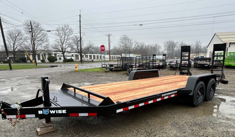2026 BWISE / BRI-MAR 82″ x 20′ EQUIPMENT TRAILER-16,000 GVW ELECTRIC BRAKES AND ADJUSTABLE RAMPS (EH20-16) full