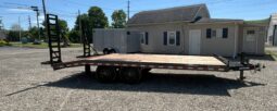 2026 BWISE / BRI-MAR 102″× 20′ DECKOVER EQUIPMENT TRAILER-14,000 GVW ELECTRIC BRAKES & ADJUSTABLE RAMPS(EH820-14)
