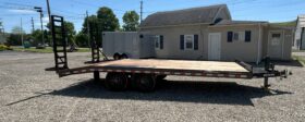 2026 BWISE / BRI-MAR 102″× 20′ DECKOVER EQUIPMENT TRAILER-14,000 GVW ELECTRIC BRAKES & ADJUSTABLE RAMPS(EH820-14)