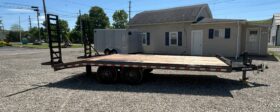 2026 BWISE / BRI-MAR 102″× 20′ DECKOVER EQUIPMENT TRAILER-14,000 GVW ELECTRIC BRAKES & ADJUSTABLE RAMPS(EH820-14)