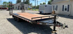 2026 BWISE / BRI-MAR 102″× 20′ DECKOVER EQUIPMENT TRAILER-14,000 GVW ELECTRIC BRAKES & ADJUSTABLE RAMPS(EH820-14)