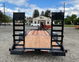 2027 BWISE / BRI-MAR 7×22 EQUIPMENT TRAILER-14,000 GVW ELECTRIC BRAKES AND ADJUSTABLE RAMPS (EH22-14)