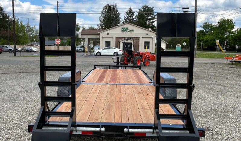2027 BWISE / BRI-MAR 7×22 EQUIPMENT TRAILER-14,000 GVW ELECTRIC BRAKES AND ADJUSTABLE RAMPS (EH22-14) full