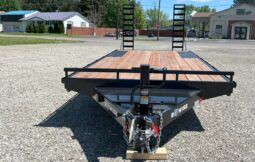2026 BWISE / BRI-MAR 102″× 20′ DECKOVER EQUIPMENT TRAILER-14,000 GVW ELECTRIC BRAKES & ADJUSTABLE RAMPS(EH820-14)