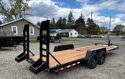 2027 BWISE / BRI-MAR 7×22 EQUIPMENT TRAILER-14,000 GVW ELECTRIC BRAKES AND ADJUSTABLE RAMPS (EH22-14) full