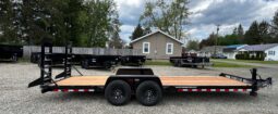 2027 BWISE / BRI-MAR 7×22 EQUIPMENT TRAILER-14,000 GVW ELECTRIC BRAKES AND ADJUSTABLE RAMPS (EH22-14) full