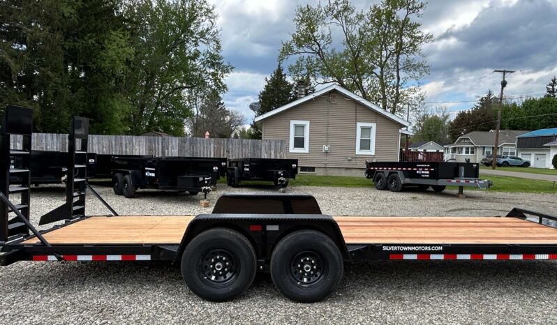 2027 BWISE / BRI-MAR 7×22 EQUIPMENT TRAILER-14,000 GVW ELECTRIC BRAKES AND ADJUSTABLE RAMPS (EH22-14) full