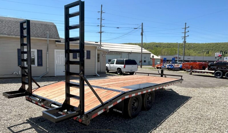 2026 BWISE / BRI-MAR 102″× 20′ DECKOVER EQUIPMENT TRAILER-14,000 GVW ELECTRIC BRAKES & ADJUSTABLE RAMPS(EH820-14) full