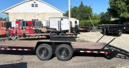2024 BWISE/BRI-MAR 81″ x 20′ EQUIPMENT TRAILER-14,000 GVW ELECTRIC BRAKES AND ADJUSTABLE RAMPS (EH20-14)