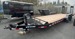 2024 BWISE/BRI-MAR 82″ x 20′ EQUIPMENT TRAILER-14,000 GVW ELECTRIC BRAKES AND ADJUSTABLE RAMPS (EH20-14)