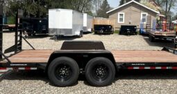2024 BWISE/BRI-MAR 82″ x 18′ EQUIPMENT TRAILER-14,000 GVW ELECTRIC BRAKES AND ADJUSTABLE RAMPS (EH18-14)
