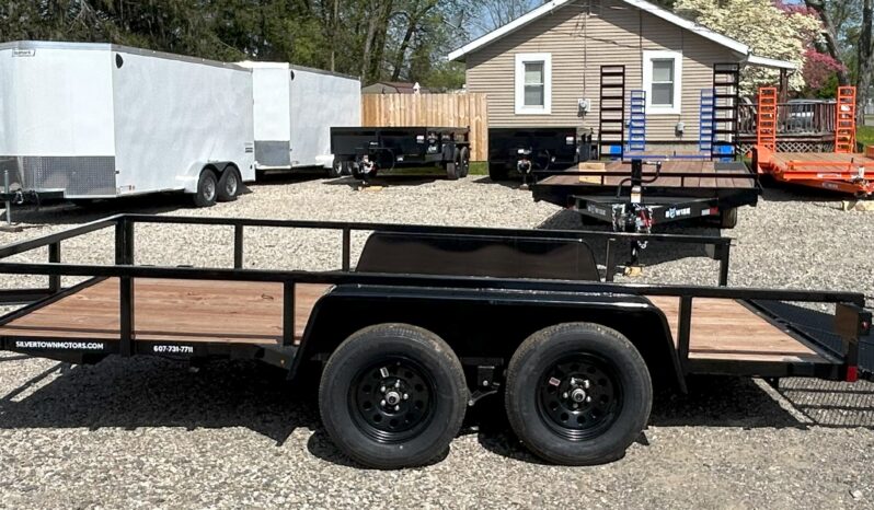 2025 BWISE/BRI-MAR 7’×14′ UTILITY LANDSCAPING TRAILER-7,000 GVW ELECTRIC BRAKES AND SPLIT REAR GATE (UT-714) full