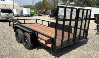 2025 BWISE/BRI-MAR 7’×14′ UTILITY LANDSCAPING TRAILER-7,000 GVW ELECTRIC BRAKES AND SPLIT REAR GATE (UT-714) full