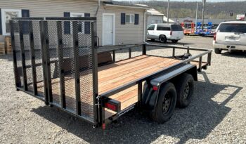 2025 BWISE/BRI-MAR 7’×14′ UTILITY LANDSCAPING TRAILER-7,000 GVW ELECTRIC BRAKES AND SPLIT REAR GATE (UT-714) full