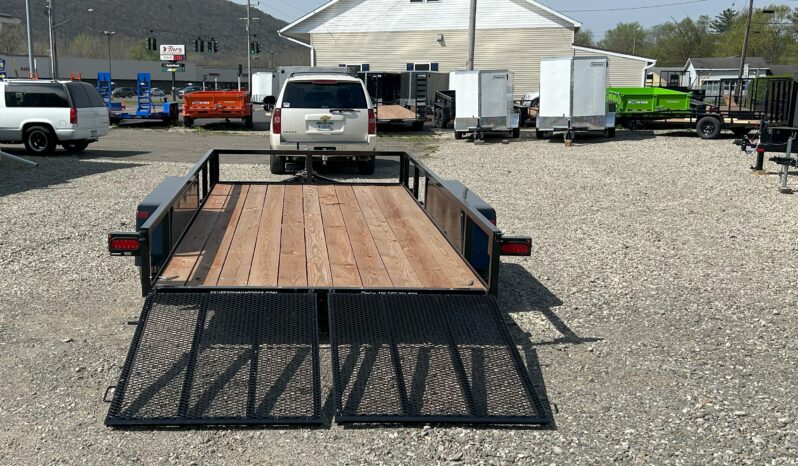 2025 BWISE/BRI-MAR 7’×14′ UTILITY LANDSCAPING TRAILER-7,000 GVW ELECTRIC BRAKES AND SPLIT REAR GATE (UT-714) full